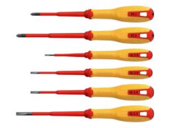 VDE Pozidriv & Slotted Screwdriver Set, 6 Piece