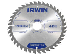 Construction Circular Saw Blade 190 x 30mm x 40T ATB