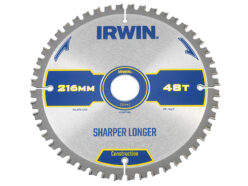 Construction Mitre Circular Saw Blade 216 x 30mm x 48T ATB/Neg