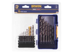 HSS Cobalt Drill Bit Set, 15 Piece