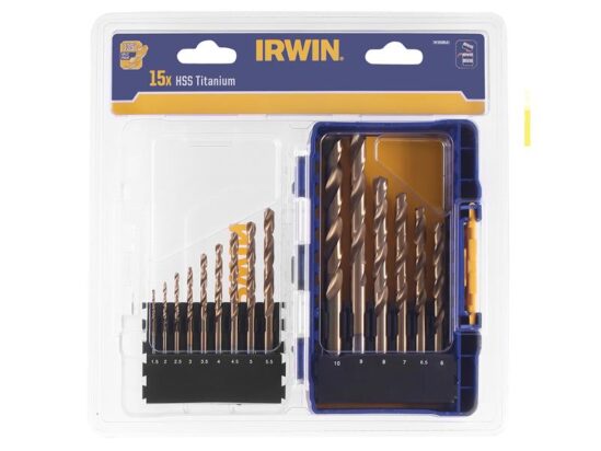 HSS Titanium Metal Drill Bit Set, 15 Piece - Image 2