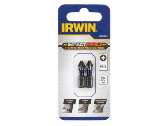 Impact Pro Performance Screwdriver Bits PH2 25mm (Pack 2) - Image 2