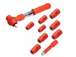 Insulated 1/2in Drive Metric Torque Wrench Kit, 10 Piece