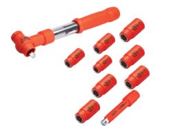 Insulated 3/8in Drive Metric Torque Wrench Kit, 10 Piece