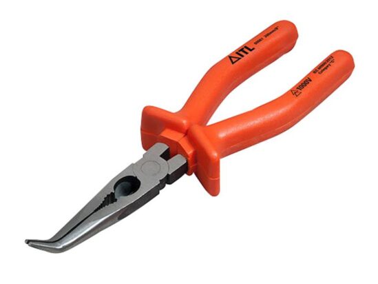 Insulated Bent Nose Pliers 200mm (8in)