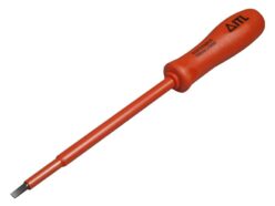 Insulated Slim Slotted Screwdriver 150 x 8mm