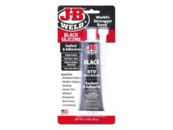 Silicone Sealant & Adhesive Black 85g