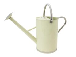 Metal Watering Can Vintage Cream 9 litre