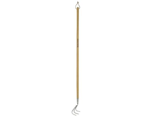 Stainless Steel Long Handled 3-Prong Cultivator, FSC®