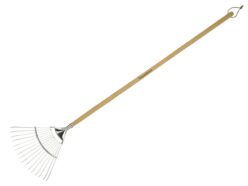 Stainless Steel Lawn & Leaf Rake, FSC®