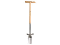 Stainless Steel Long Handled Bulb Planter, FSC®