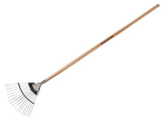 Stainless Steel Garden Life Lawn Rake, FSC®