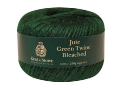 Jute Twine Bleached Green 150m (250g)