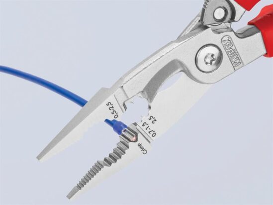 VDE Multifunctional Installation Pliers with Opening Spring 200mm - Image 3