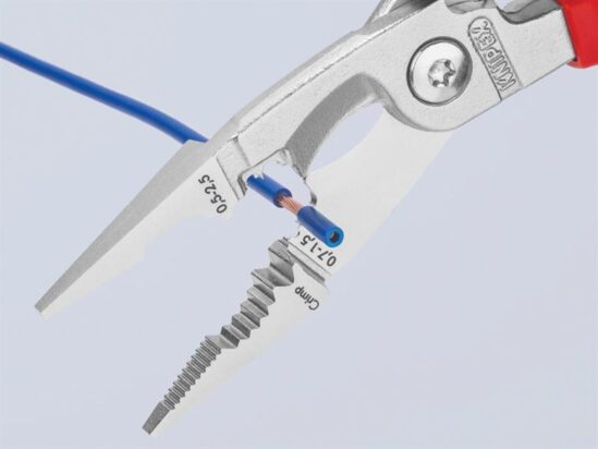 VDE Multifunctional Installation Pliers with Opening Spring 200mm - Image 4