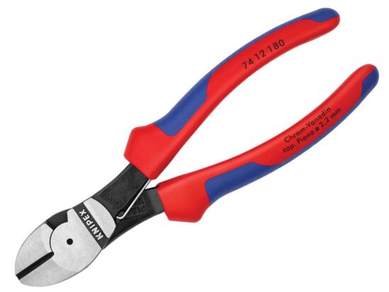 High Leverage Diagonal Cutters Multi-Component Grip with Spring 180mm - Image 4