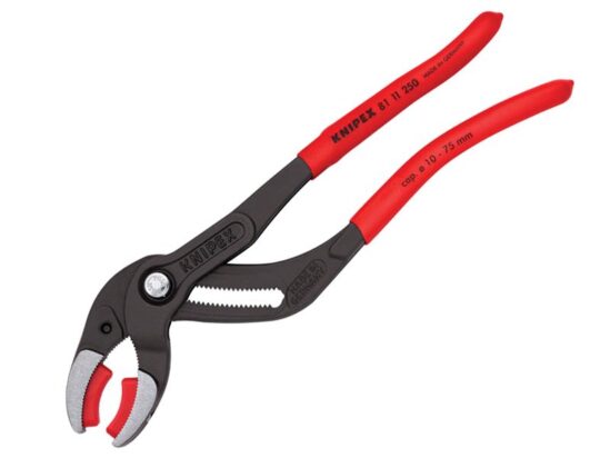 Plastic Pipe Grip Pliers Plastic Jaws Black 250mm - Image 5