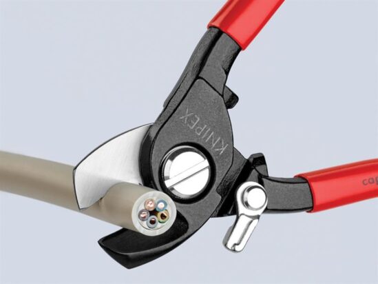 Cable Shears PVC Grip with Return Spring 165mm - Image 2