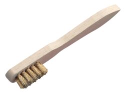 Spark Plug Brush 3 Row Brass Wire