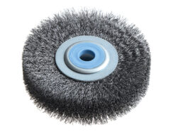 Wheel Brush D80mm x W18-20 x 10 Bore Steel Wire 0.20