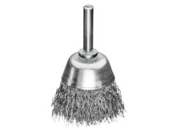 Cup Brush with Shank D70mm x H25, 0.30 Steel Wire