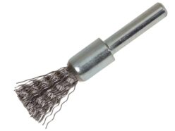 End Brush with Shank 12 x 60mm, 0.30 Steel Wire