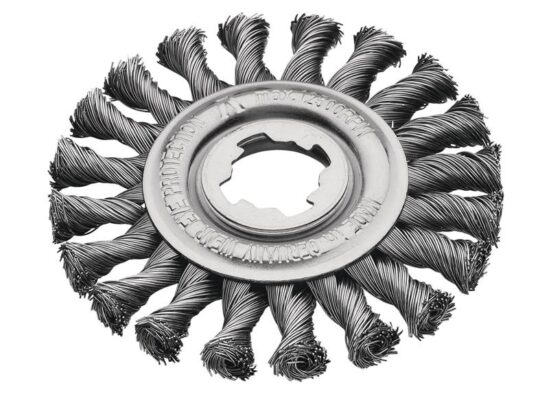 X-Lock Steel Knot Wheel Brush 115mm Non Spark