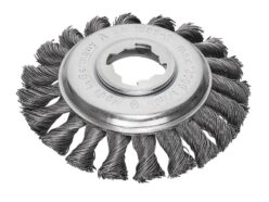 X-Lock Steel Knot Bevel Brush 115mm Non Spark