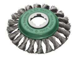 X-Lock Stainless Steel Knot Bevel Brush 115mm Non Spark