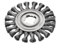 X-Lock Steel Knot Wheel Brush 125mm Non Spark