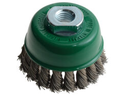 Knot Cup Brush 65mm M14x2.0, 0.50 Stainless Steel Wire