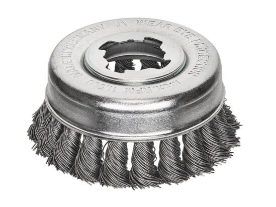 X-Lock Steel Knot Cup Brush 85mm Non Spark