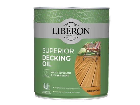 Superior Decking Oil Medium Oak 2.5 litre