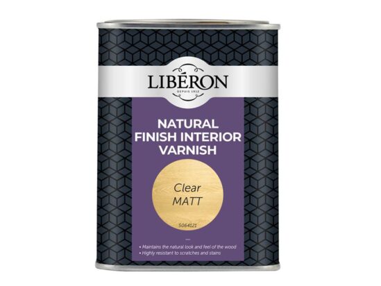 Natural Finish Interior Varnish Clear Matt 1 litre