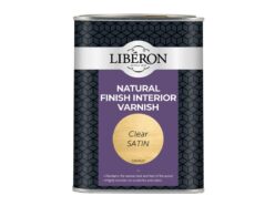 Natural Finish Interior Varnish Clear Satin 1 litre