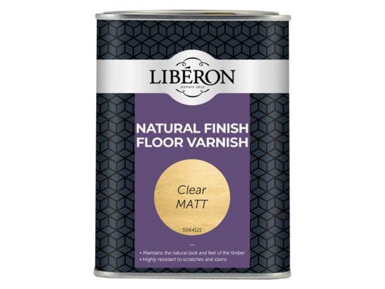 Natural Finish Floor Varnish Clear Matt 1 litre