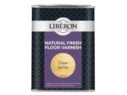 Natural Finish Floor Varnish Clear Satin 1 litre