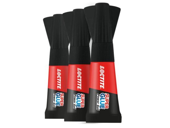 Super Glue Power Gel Mini Tube Trio 3 x 1g