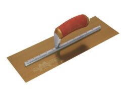 MPB13GSD Pre-Worn PermaShape® Finishing Gold S/S Trowel DuraSoft® 13 x 5in