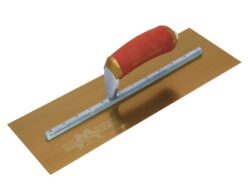 MPB145GSD Pre-Worn PermaShape® Finishing Gold S/S Trowel DuraSoft® 14 x 5in