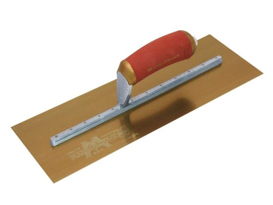 MPB165GSD Pre-Worn PermaShape® Finishing Gold S/S Trowel DuraSoft® 16 x 5in