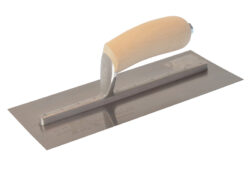 MXS1SS Plasterer’s Finishing Trowel Stainless Steel Wooden Handle 11 x 4.1/2in