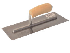 MXS7 Plasterer’s Finishing Trowel Wooden Handle 12 x 5in