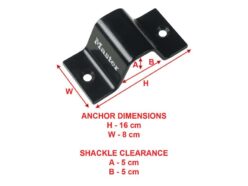 Floor / Wall Anchor Mounting Point