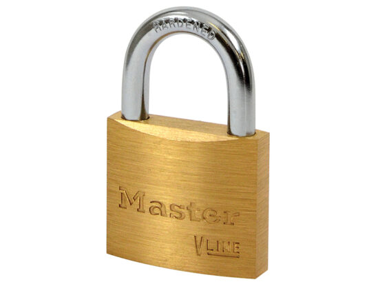 V Line Brass 40mm Padlock - Keyed Alike 4232