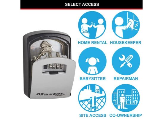 5403E Large Select Access® Key Lock Box (Up To 5 Keys) - Grey - Image 3