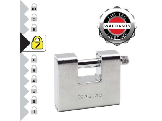 Armoured 80mm Zinc Body Shutter Padlock - Image 2