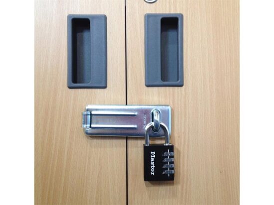 Black Finish 40mm 4-Digit Combination Padlock - Image 3