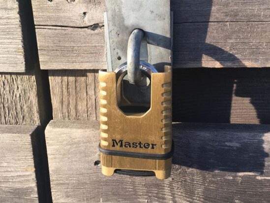 Excell™ Closed Shackle Brass Combination 58mm Padlock - Image 2