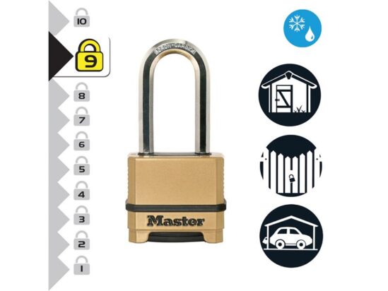 Excell™ 4-Digit Combination 50mm Padlock - 51mm Shackle - Image 4